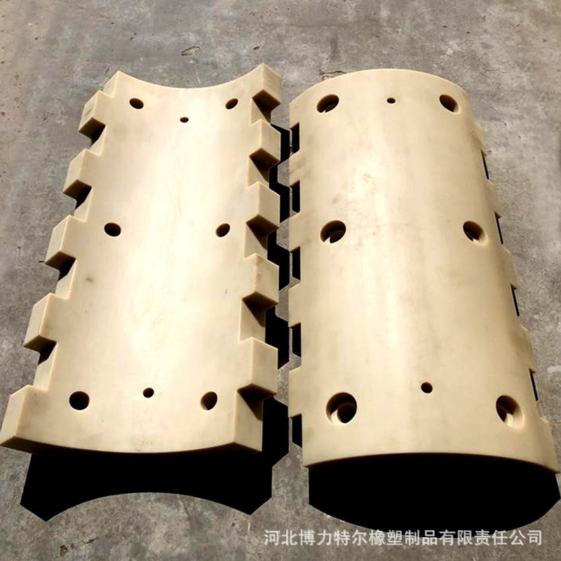 加工定制MC浇筑尼龙扩径板 扇形耐磨增径板 弧形尼龙板可带料加工