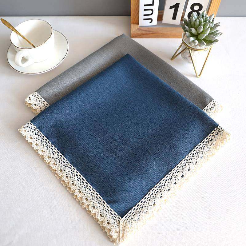 原创加厚棉麻打印机防尘罩冰箱洗衣机防尘盖巾床头柜盖布电脑防灰