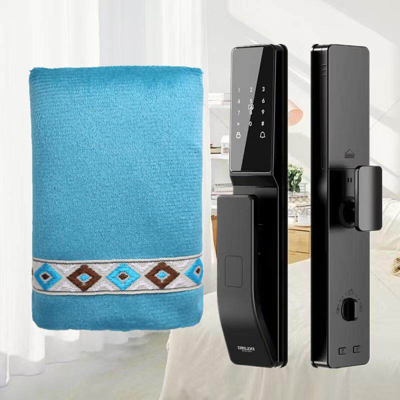 智能锁密码指纹锁保护套门把手套入户防盗门把手防撞防静电保暖套