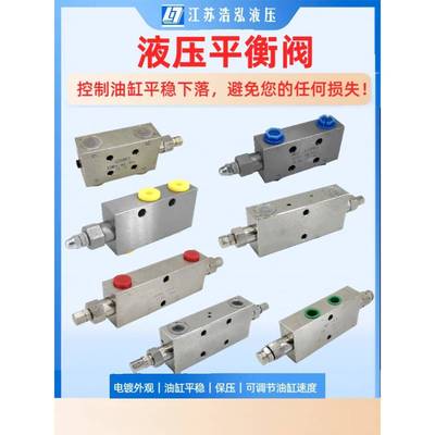液压双向平衡阀25160 25220 25330 AF BF工程吊车液压锁油缸止阀