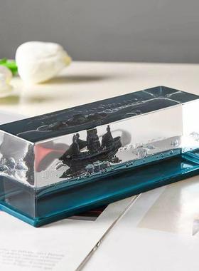 黑珍珠号漂流瓶生日礼物10多岁男孩成人初中生18岁初中减压治愈