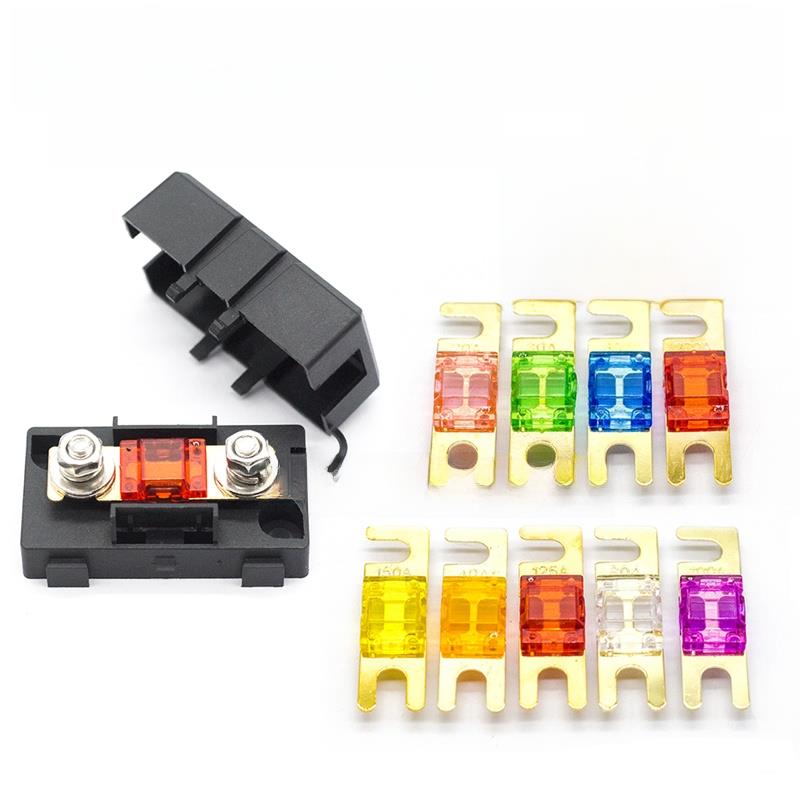 小号叉栓式保险丝盒ANS-H电动汽车货车大电流保险盒80A100A200A