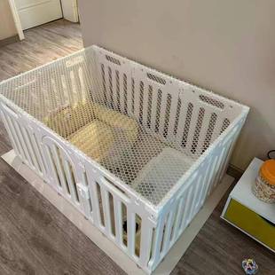 宠物围栏防逃网罩大铁网片塑料网铁丝网防猫狗越狱隔离网狗笼封顶