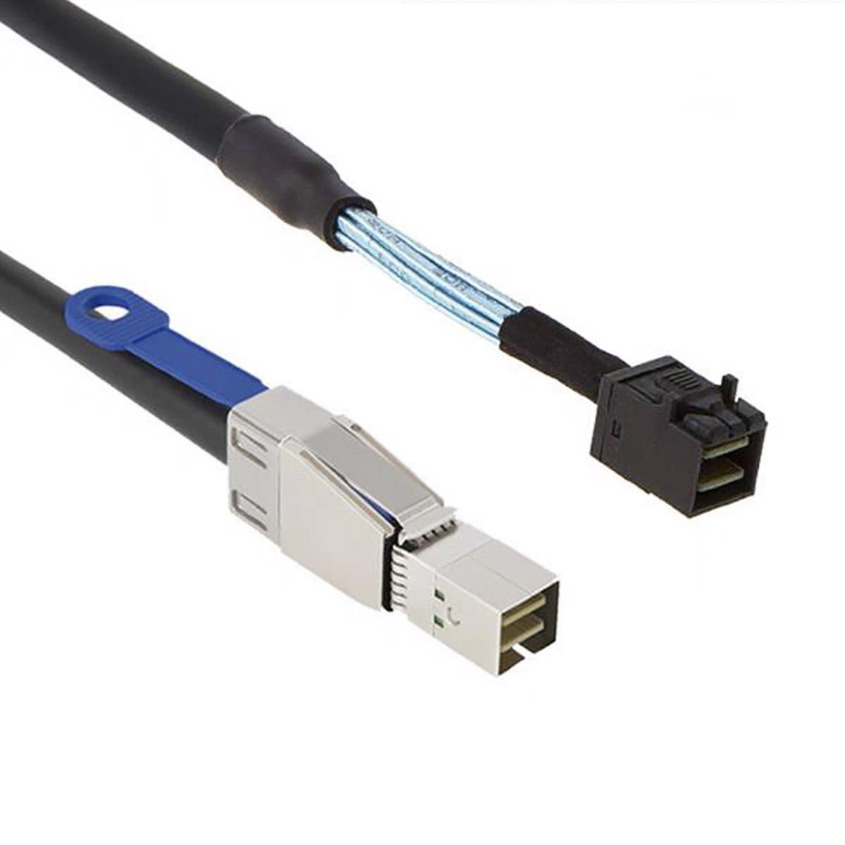 SFF8643线SFF转8087转接线 8643-8644服务器方头Minisas数据线1米