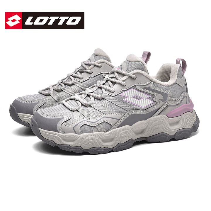 乐途女鞋秋季新款防滑学生户外登山鞋百搭休闲运动鞋子女加绒棉鞋