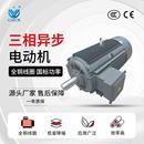 250M 三相异步电动机YE3 4极铁壳电机1480rpm55W木工机械马达