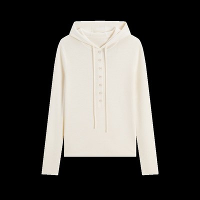 GJHJ亲肤质感 全羊毛连帽衫针织开衫打底内搭款多色轻薄保暖百搭