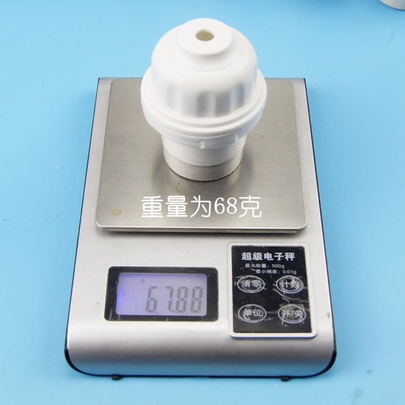 耐高温陶瓷螺口灯头座 e27灯座明装家用 悬吊式平装吸顶灯泡底座