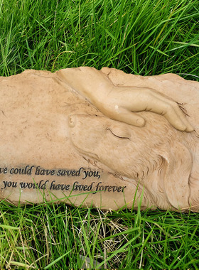 宠物墓碑宠物纪念碑小猫墓碑猫咪狗狗墓碑动物纪念品石头定制摆件