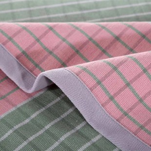 纯棉夏季 真 老粗布凉席三件套加厚全棉拼色款 大号7斤重 席 厚