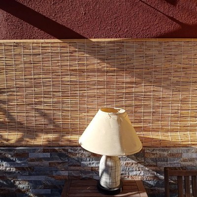 芦苇帘子卷帘窗帘装饰阳台草帘卷拉式遮光竹帘遮阳帘户外轻奢定制