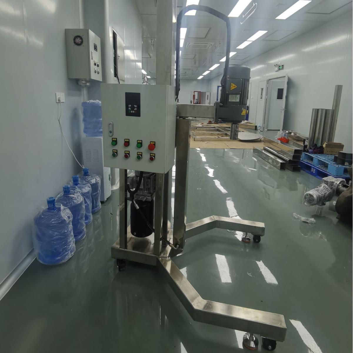 厂家供应可移动式高速升降机不锈钢电动气动日化搅拌机