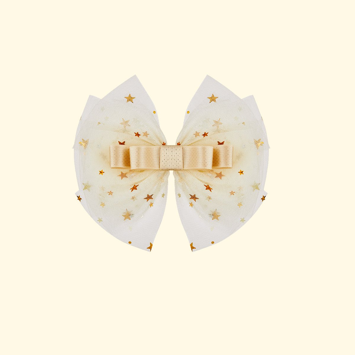 Petite Marguerite小雏菊童装·星星网纱蝴蝶结发夹