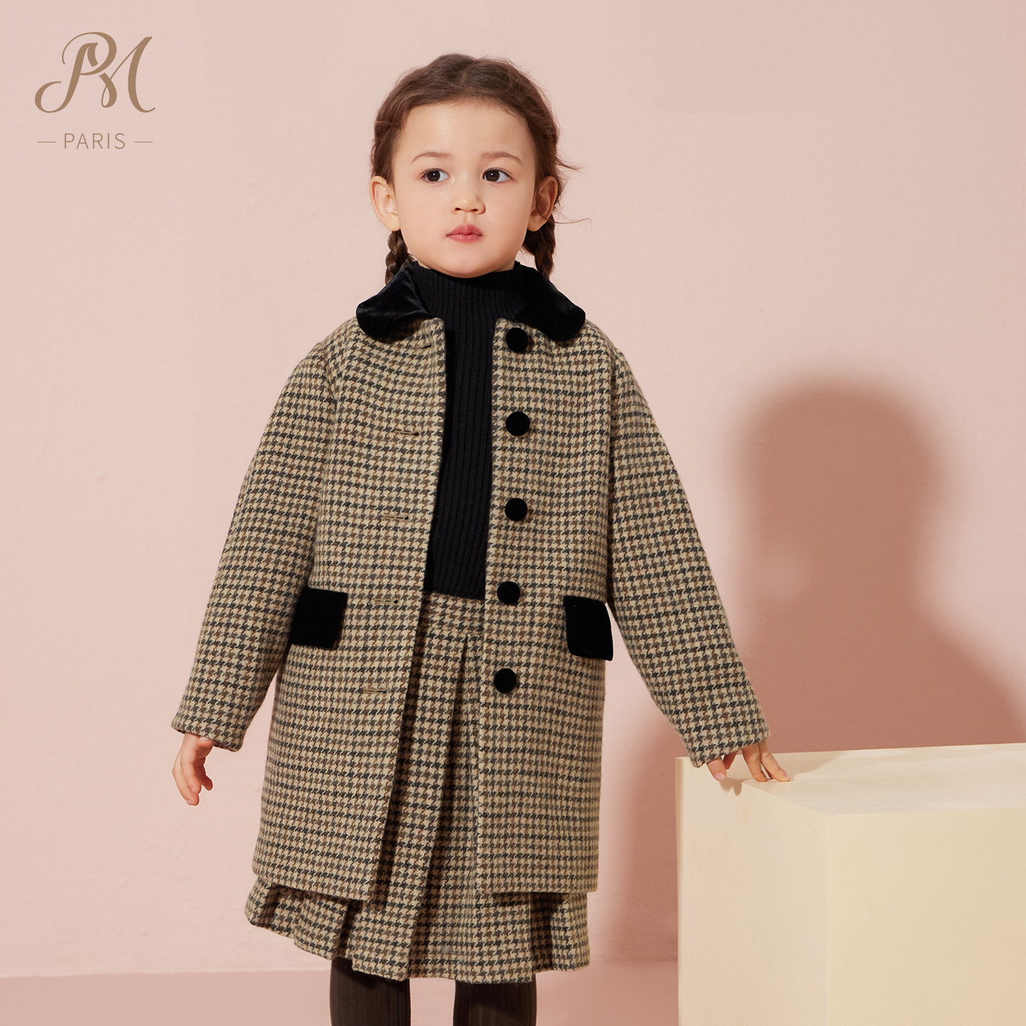 董洁推荐|小雏菊PM童装羊毛外套