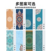 专业瑜伽铺巾垫布女吸汗防湿滑可机洗薄款 便携瑜珈健身隔脏毛毯子