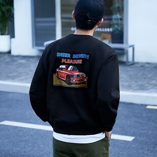 老爷车M3初代E30车型印花卫衣新品 JOY LIVING悦享生活经典