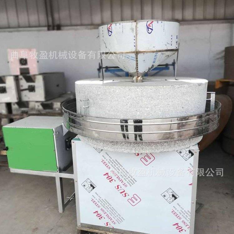 低速研磨电动豆浆机商用小麦玉米石磨面粉机黄豆杂粮面粉石磨机