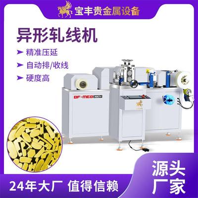 异形金属轧线机数控精密排线压线机多形状金属线材片材辊压设备