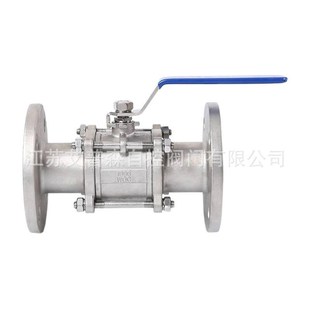 304 法兰油蒸汽气体法兰球阀 316不锈钢球阀Q41F 16P手动三片式
