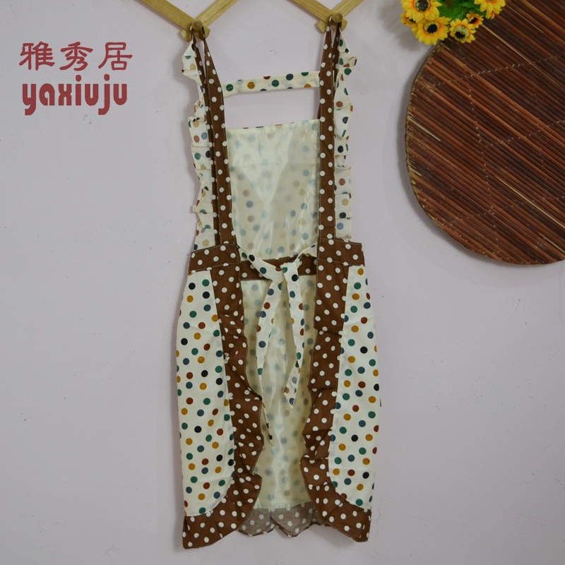 清洁韩式围裙/田园围裙/棉布反穿衣/罩衣/公主围裙5-3防污