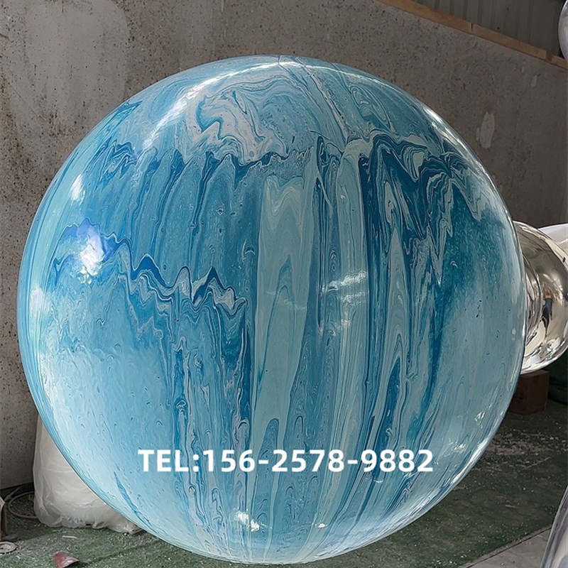 星球雕塑商业美陈店铺装置摆件户外景观月球模型大型圆球空中装饰