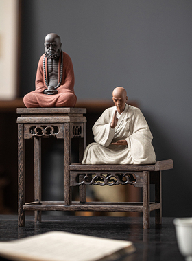 鸡翅木博古架装饰二层三层高低展示架实木架子工艺品佛像摆件底座