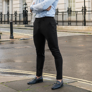 小脚肌肉健身修身 男正装 弹力西装 裤 商务加绒加厚 秋冬季 休闲裤 西裤