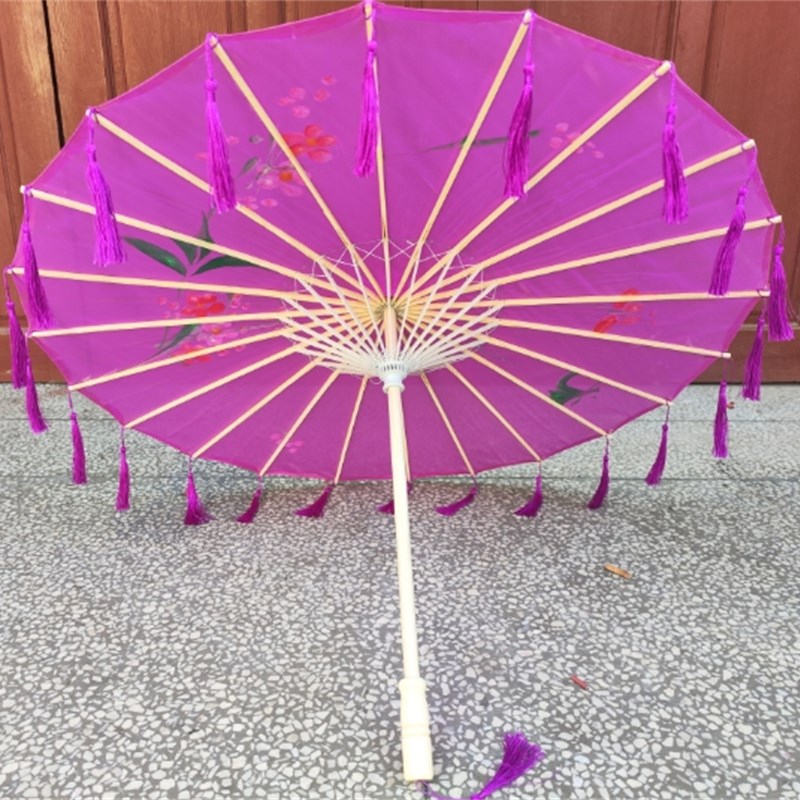 流苏伞舞蹈伞演出表演道具走秀工艺伞广场跳舞伞装饰吊顶伞古典伞