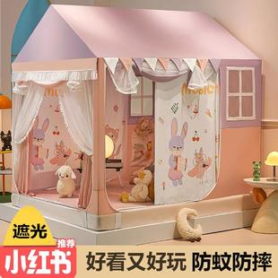全底婴儿型床幔遮光帘一体式 儿童蒙古包防摔蚊帐家用卧室2025新款