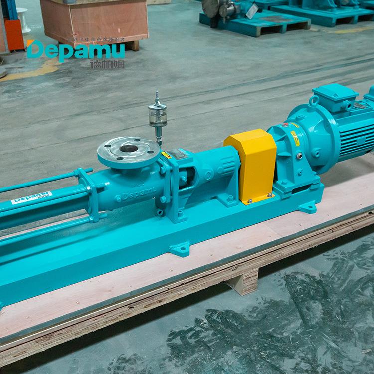 德帕姆单螺杆泵舱底清洗泵船⽤焚烧炉输送泵耐磨损可定制