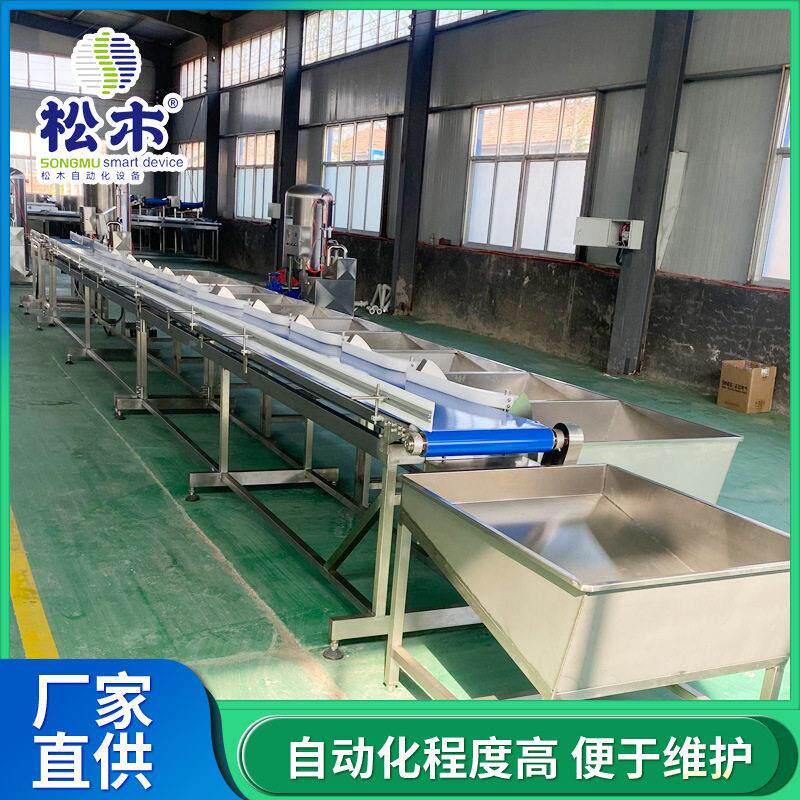 全自动皮带式重量分拣机家禽海鲜多级称重分选设备厂家价格实惠