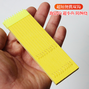 超短子线双钩流水小跑铅小鱼马口石斑鲫鱼黄辣丁钩子 溪流钓仕挂