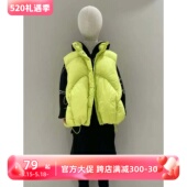 韩系潮范童装 女童网红百搭宽松羽绒棉马甲背心 定制2023秋冬新款