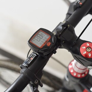 自行车码表中文码表山地车计数器骑行公里程表单车速度表骑行装备