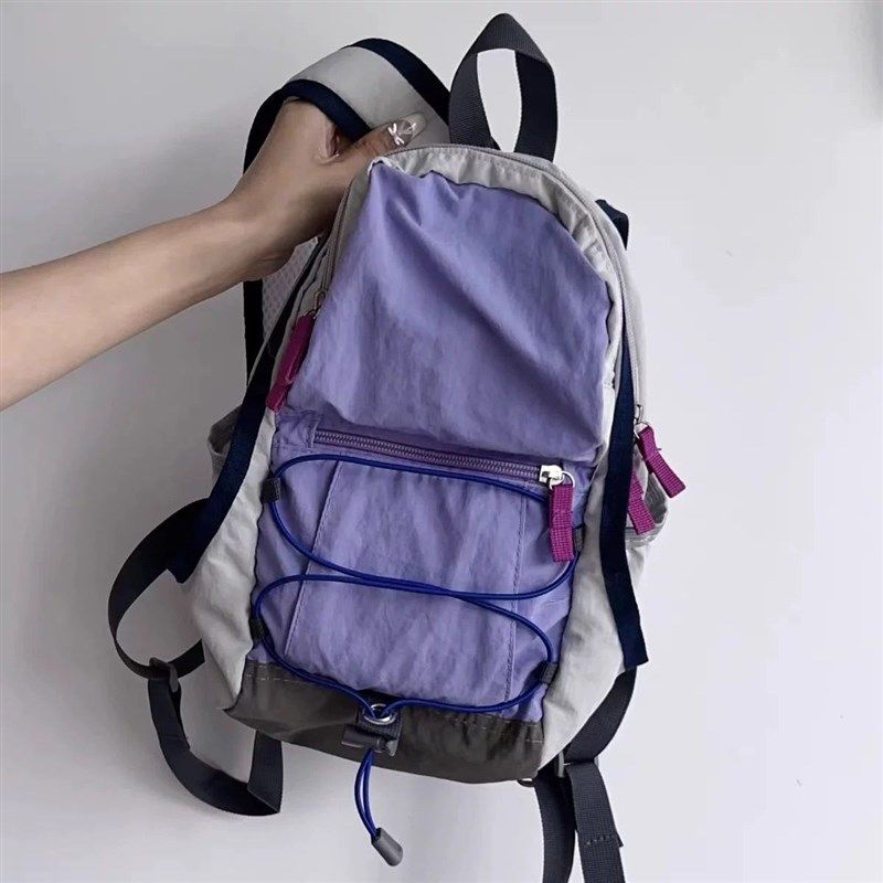 户外撞色双肩包轻便旅行包登山小背包高颜值初高中学生上课书包潮,箱包皮具/热销女包/男包,双肩背包,淘宝优惠券,粉丝福利购,淘宝优惠卷