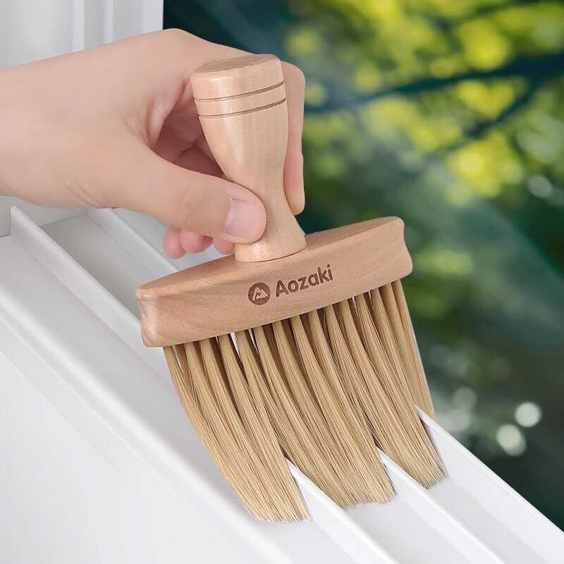 窗户轨道窗台凹槽软毛刷扫灰神器缝隙刷家用车用键盘刷清理除尘掸
