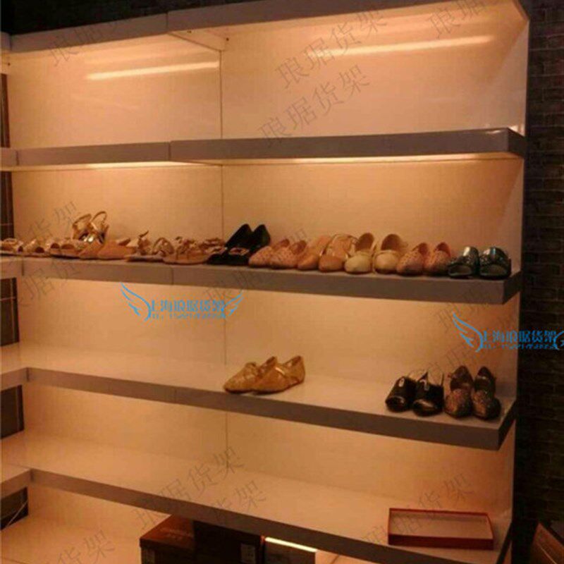 服装店展示架服i饰展柜男女鞋子包包展示柜鞋货架木质烤漆展示货