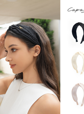 CAPASCA卡帕萨小众设计重工轻奢蕾丝发箍