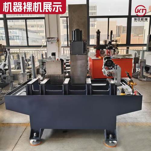 坤田机械1米长铝型材多方向多轴钻孔机精度高效率快钻孔机厂家