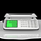 蓉城称重电子秤台秤商用防水计价计数克秤市场摆摊卖菜水果30公斤