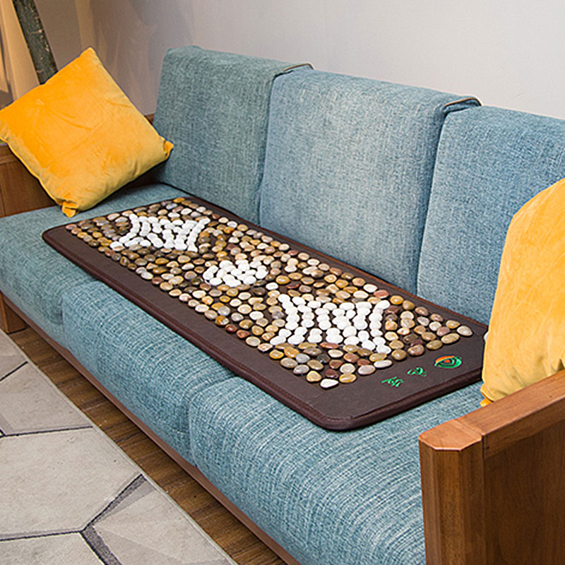 鹅卵石地垫电加热足底按摩垫脚底按摩毯器指压板穴位家用足疗垫子