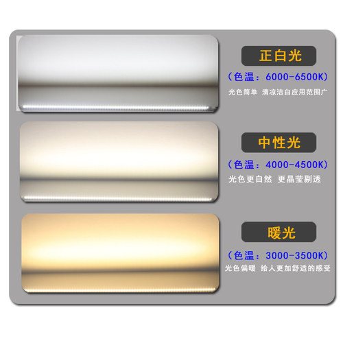 超亮LED灯条展示柜整体橱柜货架面包柜免开槽线型灯厨房220V双排