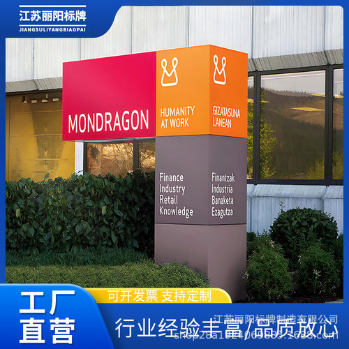 商场停车场指路牌广告牌咖啡露营骑行民宿指示牌