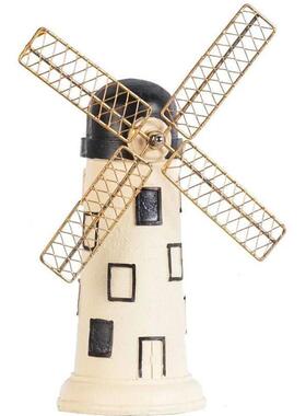 复古荷兰风车摆件酒柜装饰品创意客厅家居玄关小摆设桌面艺术现代