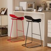 家用高脚凳北欧in创意小户型轻奢吧台椅网红时尚 咖啡厅奶茶店吧椅