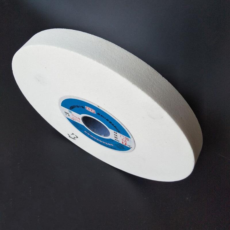 丹宽砂轮盘白刚玉平行砂轮机片200*20*32 磨车刀磨钻头磨白钢沙轮