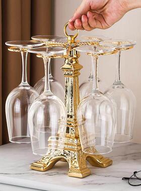 红酒杯架摆件酒杯家用挂架倒挂高脚杯轻奢创意架子欧式简约新款