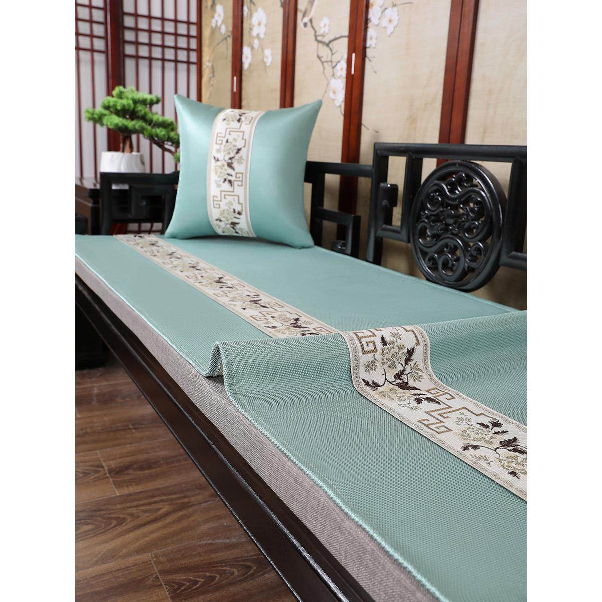 沙发垫夏季凉席凉垫中式冰丝藤竹席子夏天款四季通用防滑套罩坐垫,居家布艺,沙发垫,淘宝优惠券,粉丝福利购,淘宝优惠卷