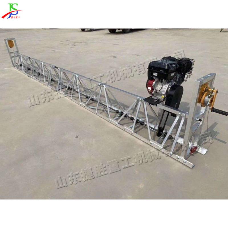 混凝土框架式整平机 电动振动梁修路摊铺机 卧式工厂车间修路设备