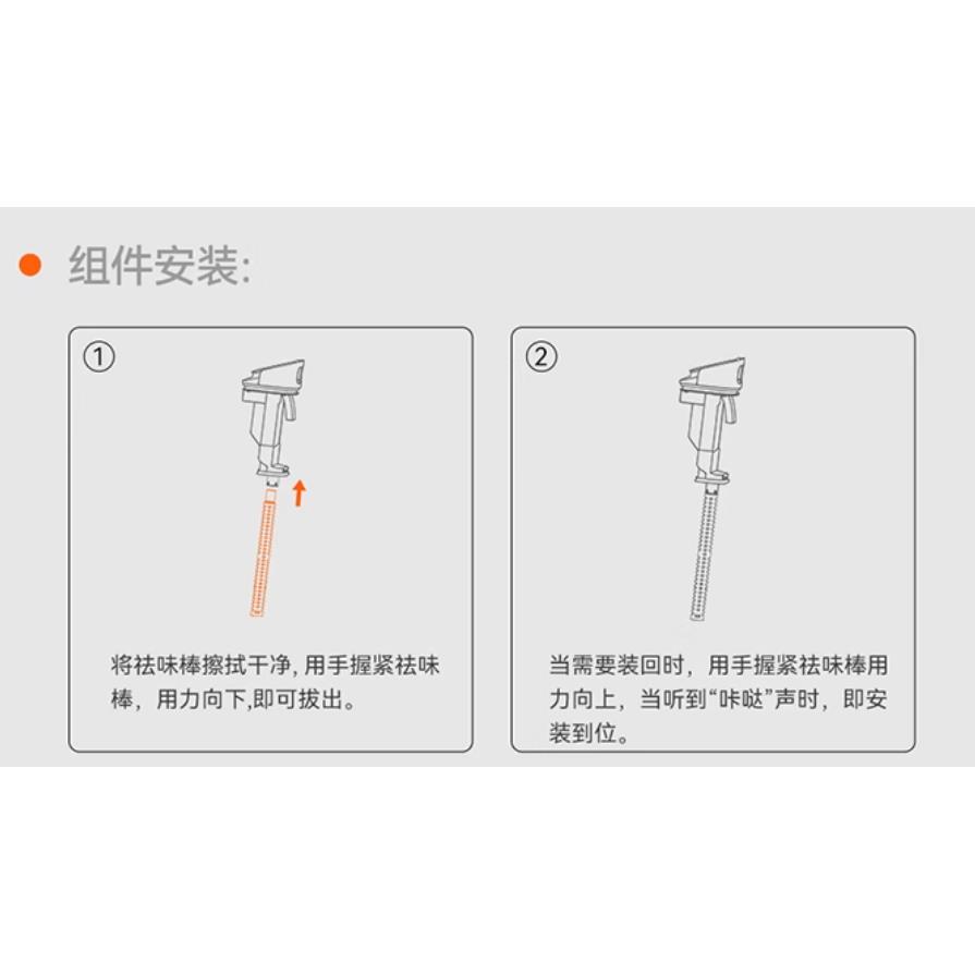 原装uwant洗地机清洁液滚刷滤网配件友望大头dx200支架祛味棒